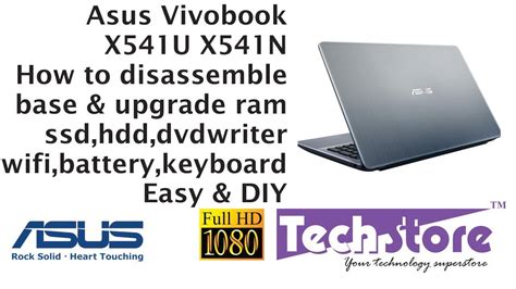 ASUS VivoBook Max X541UA RAM & SSD Upgrades .